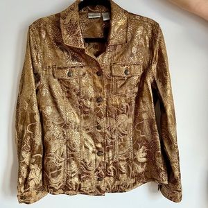Gold Button Up Shirt